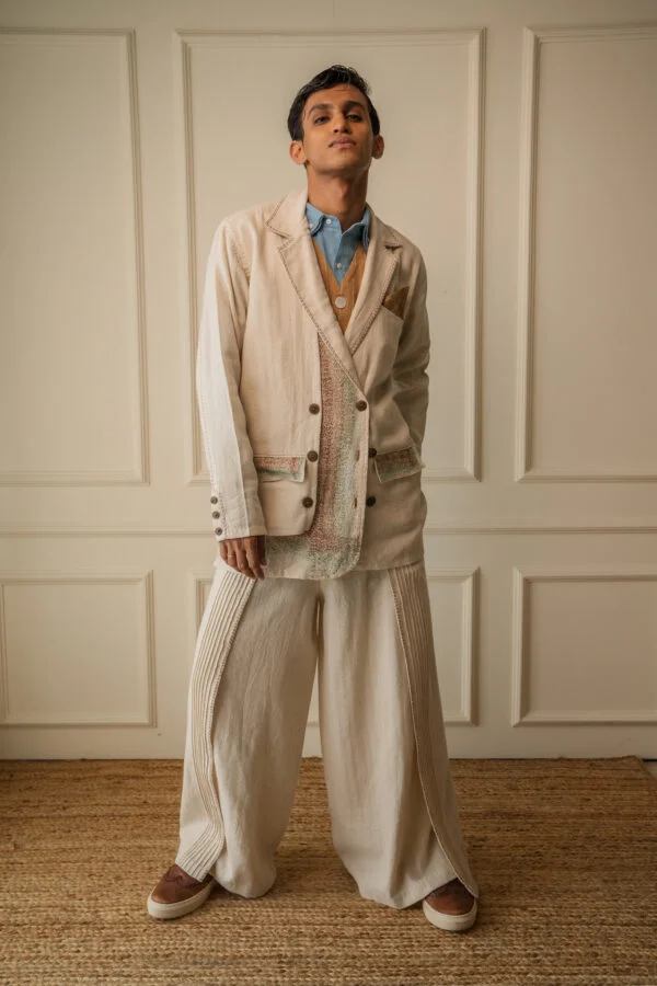 Materiality Unisex Double-Breasted Jacket - Image 6