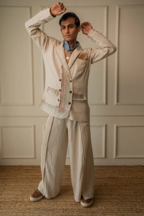 Materiality Unisex Double-Breasted Jacket - Image 2