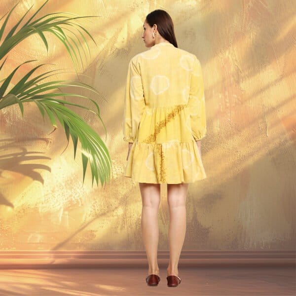 Bageeya's " Kasumi " Oragnic Khadi Cotton | Crafted with Temple Marigold and Turemeric - Image 3