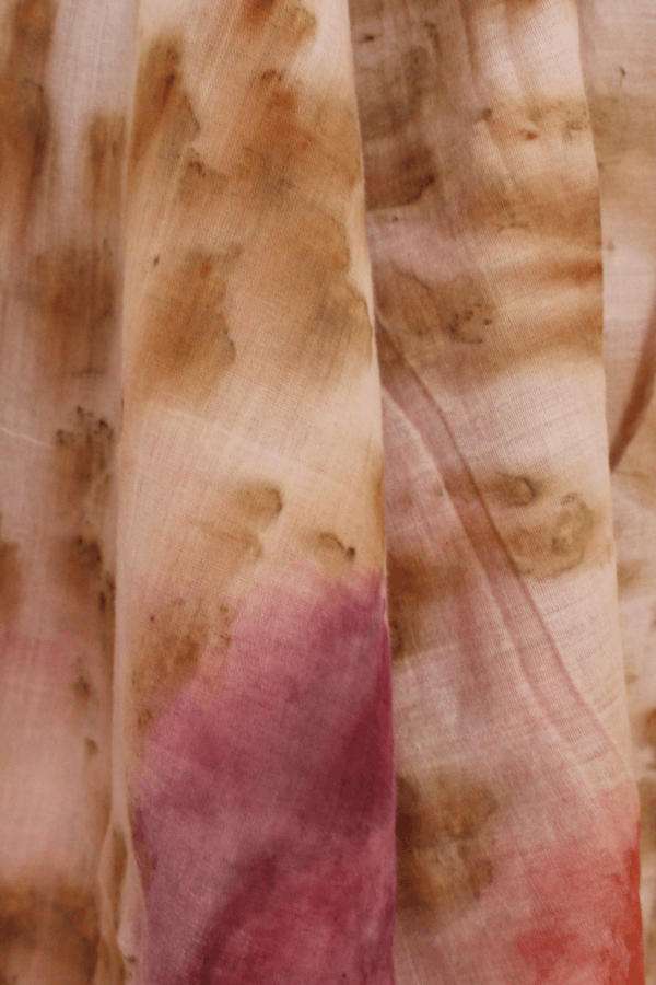 Bageeya "Gulabchand" Pure Mul Cape | Crafted with Dry Rose Dyed - Image 4