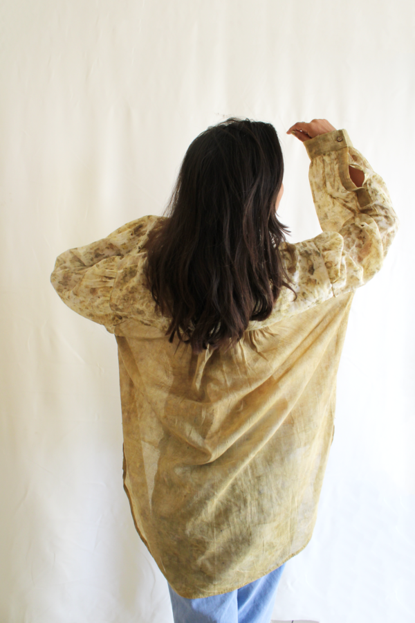 Bageeya "Forest" Pure Mul Shirt | Crafted with Sacred Temple Roses and Harda - Image 4