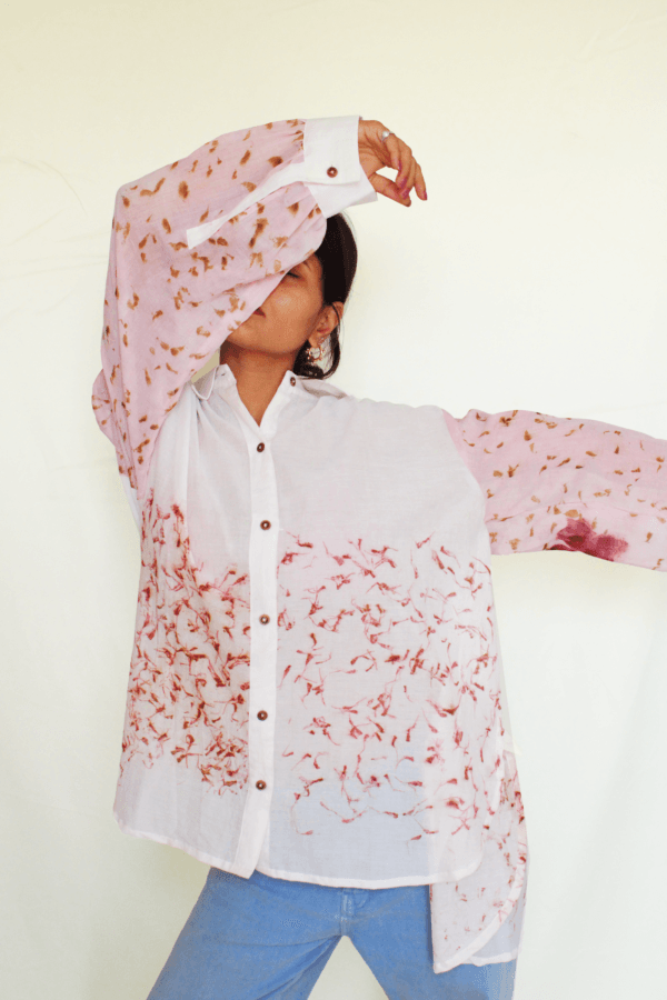 Bageeya "Sobi" Pure Mul Shirt | Crafted with Sacred Marigolds