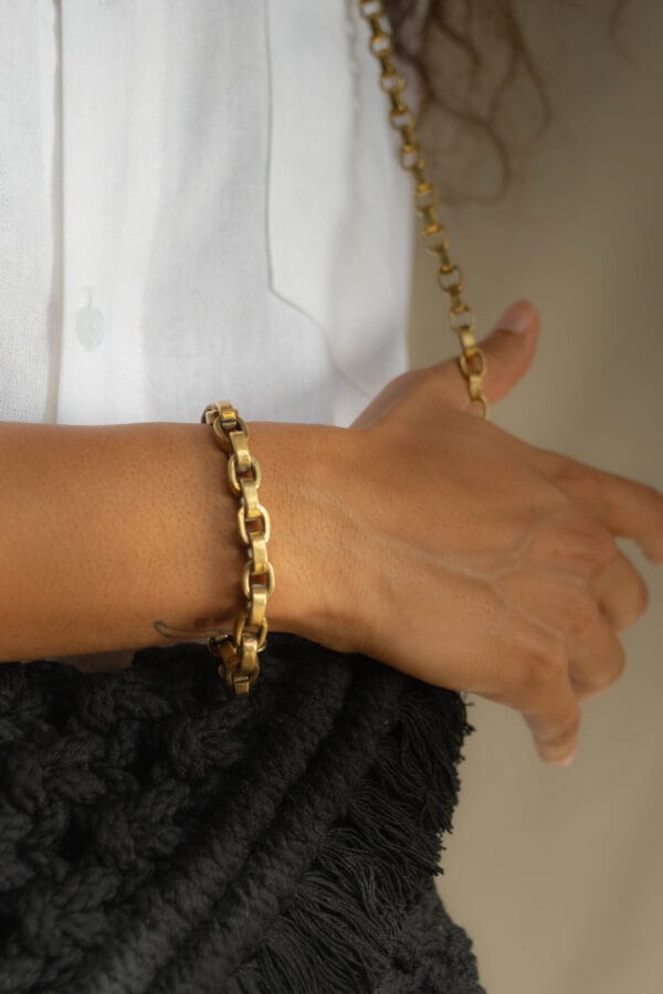 Hand-Crafted Chunky Bracelet