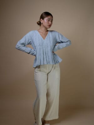 Meadows Pleated Blouse