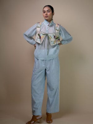 Meadows Reversible Tie-Up Blouse