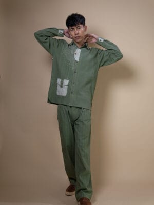 Meadows Embroidered Full Shirt