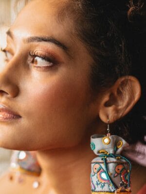 Rasna handmade potli earrings