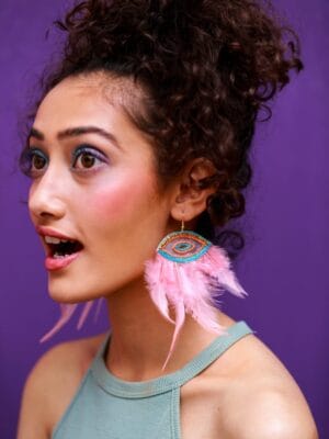 Bubble Gum handmade quirky earrings