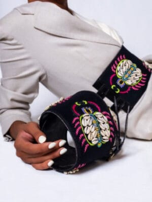 Tic-tac-toe!! Handcrafted leather belt