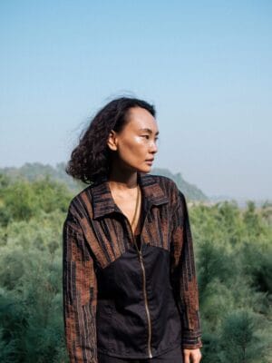 Upcycled Arizona Shirt - Black Copper