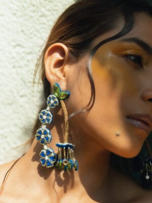 Forza! Handmade floral earrings