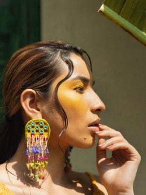 Dai! Handmade festive earrings