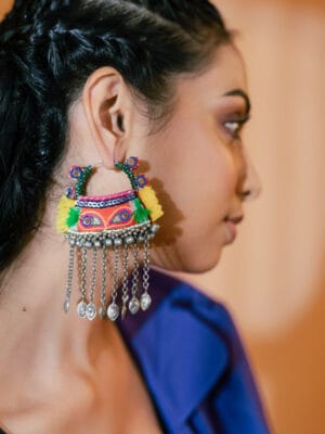 Aapne Ketla!! Handmade hoop earrings