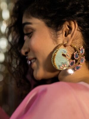 Aamras handmade hoop earrings