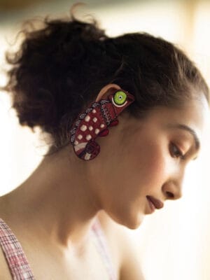 Chill Pill! Handmade chameleon earrings