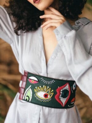 I SPY! Handcrafted leather belt