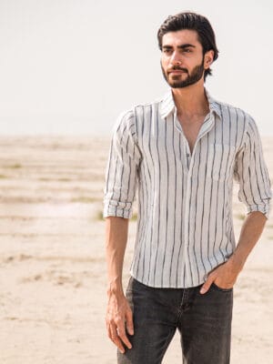 Lark Handwoven Khadi Cotton Shirt