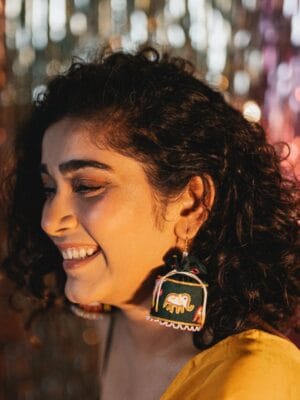 Jaljeera handmade potli earrings