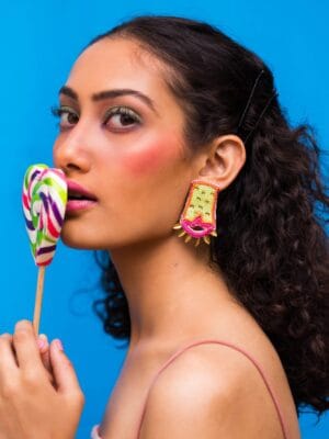 Toffy handmade quirky earrings