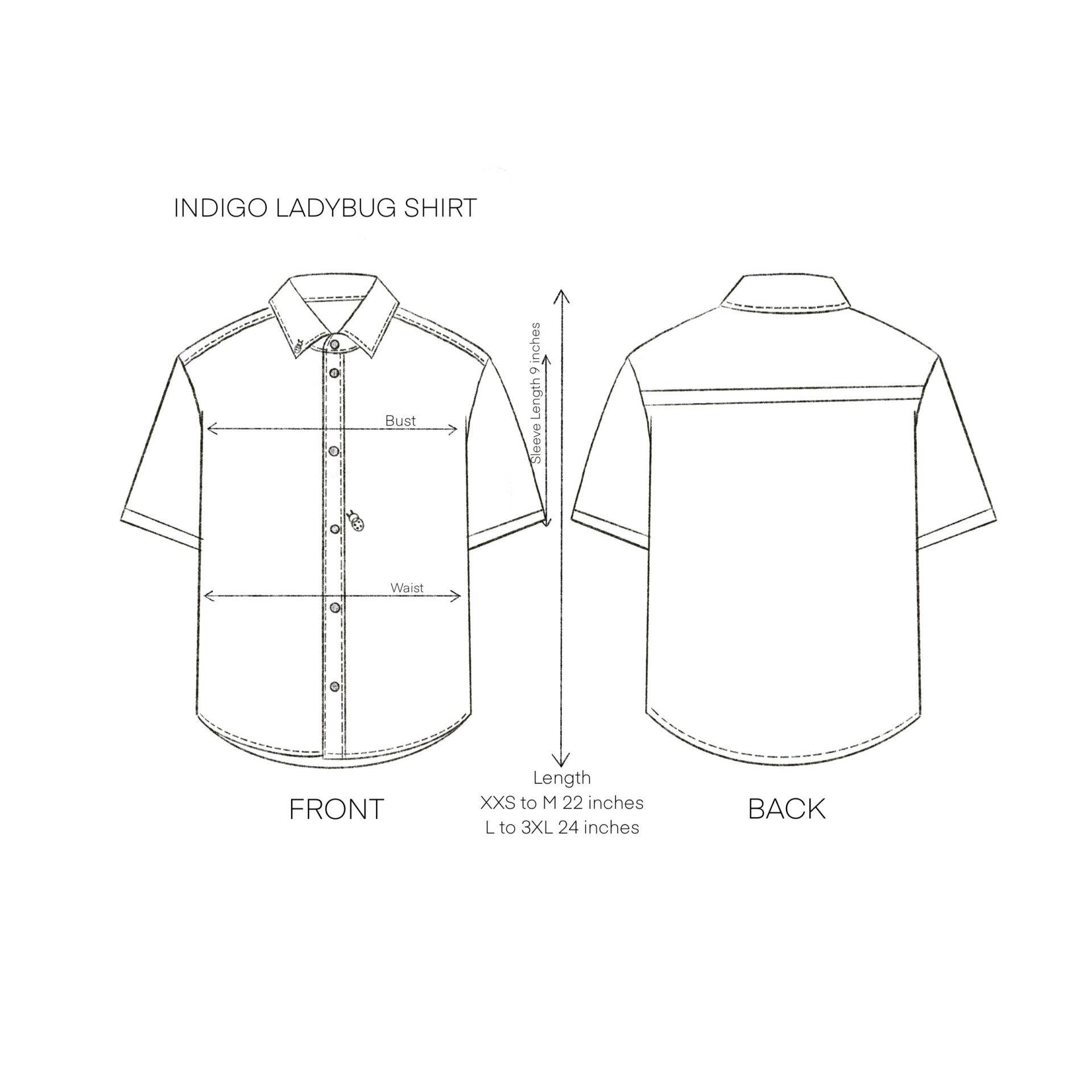 Indigo Ladybug Shirt - Image 7