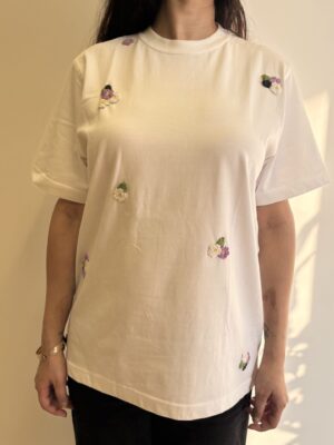 White Floral Field T-Shirt