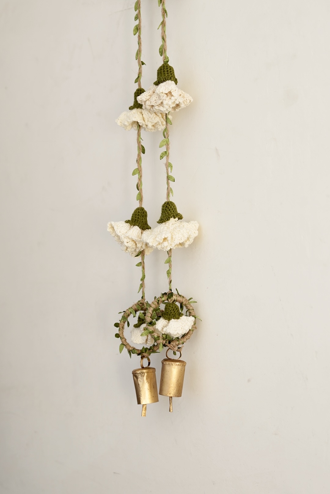 Ecru Marigold Hangings-Set of 2 - Image 2