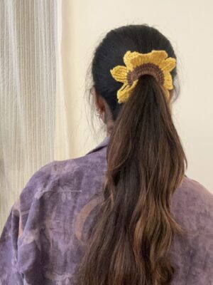 Sunflower Scrunchie