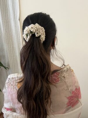 Trio of Gajra Scrunchies (Set of 3)