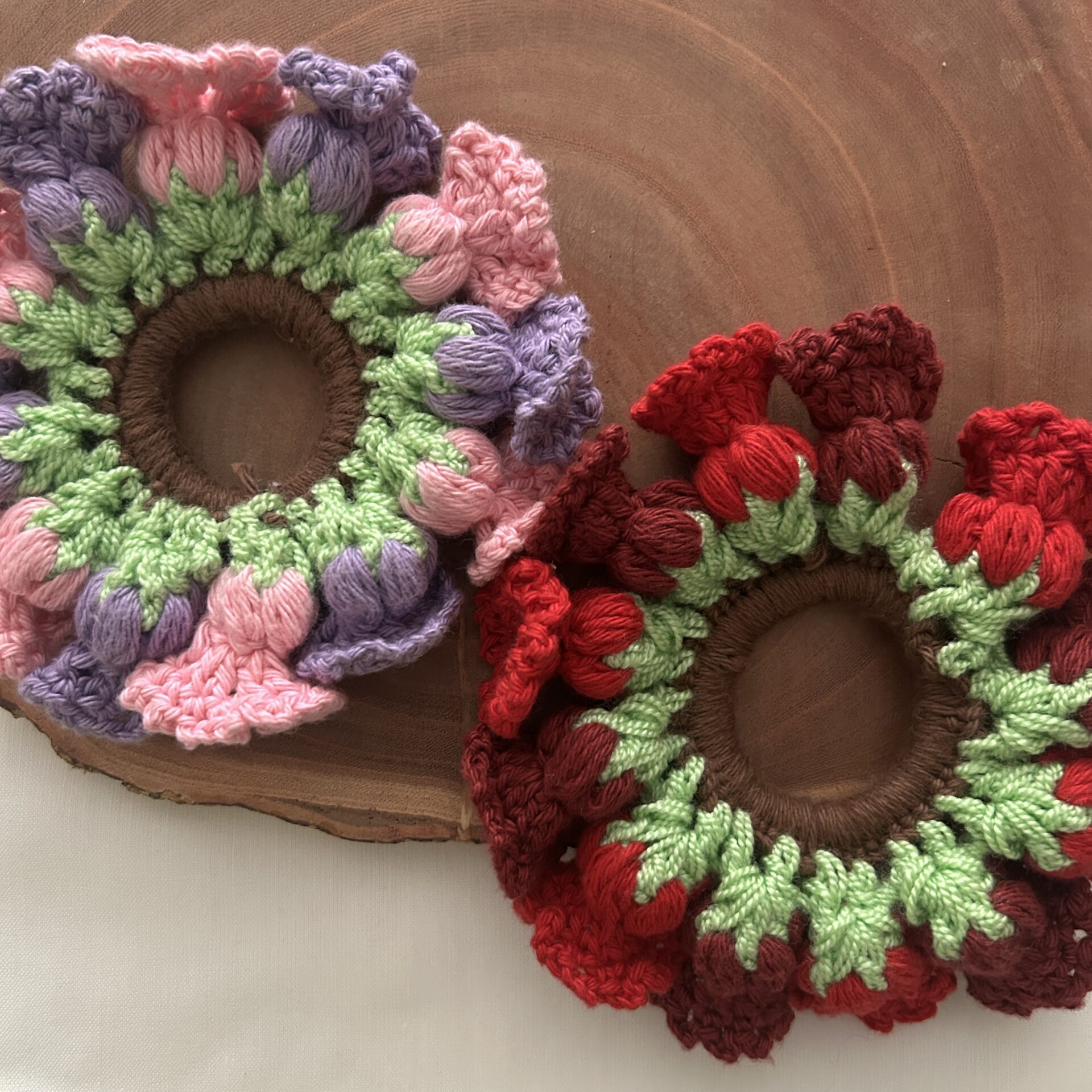 The Tulip Pair Scrunchie