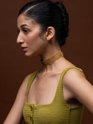 Golden Spiral Meadow Choker