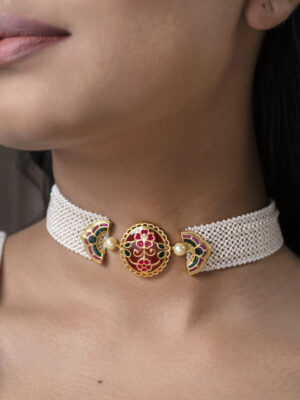 Phulkari Meher Choker