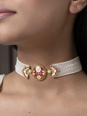 Gulaabi Meher Choker