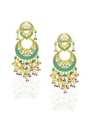 Feroza Chandbali Earrings