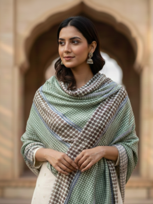 Meadow Dots Fine Cashmere Stole