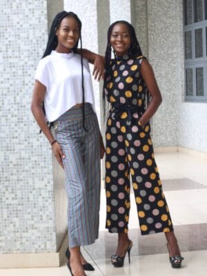 Palazzo pant and crop top