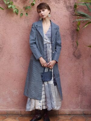 Where love dwells warmth thrives embroidered trench coat