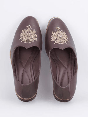 Bon Bon Crown Leather Loafers