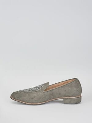 Gunmetal Tube Loafers