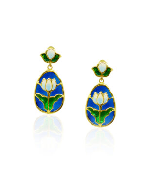 Aks Lotus Earrings