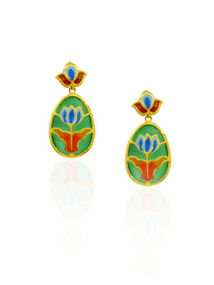 Aks Lotus Earrings