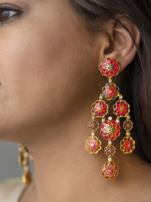 Phool Earrings Big