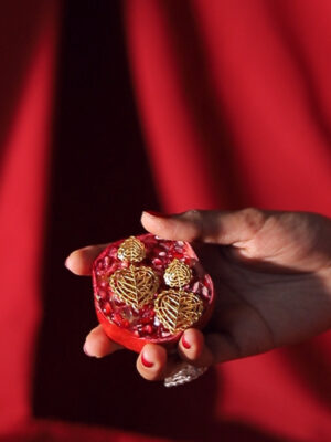 Rakaan Dainty Heart Drop Earrings