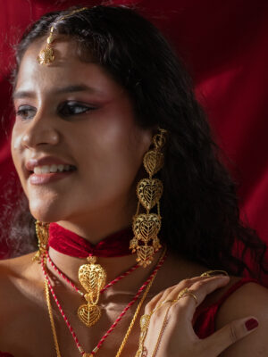 Rakaan Oversized Heart Earrings