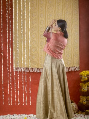 GOLDEN SHIMMER SKIRT