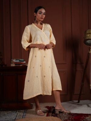 HANDCRAFTED WRAP DRESS