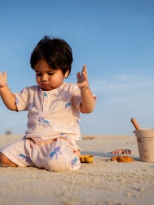 Tickle Tickle Toby Turtle Organic Muslin Shorts and Tee Set 6M-5Y