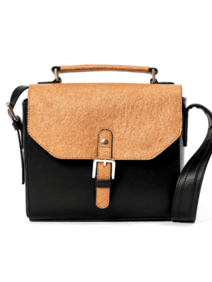 Juniper Vegan Leather Sling Bag - Black