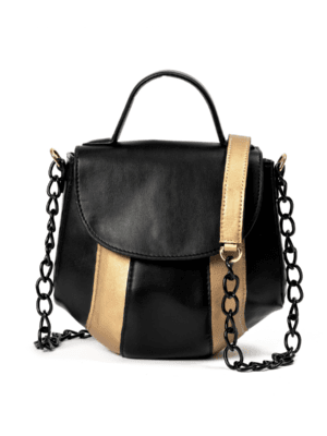 Aurora Vegan Leather Sling - Black