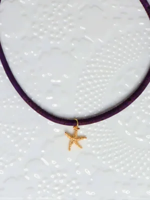 Kids Cork Starfish Pendant Necklace