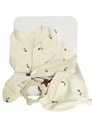 Welcome Baby Organic Gift Set - Red Olea 0-9 Months